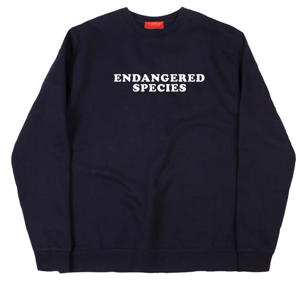 Endangered Species Blue Navy Sweater